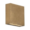 Astro Elis Twin wall lamp, solid brass