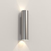 Astro AVA Coastal 300 wall lamp, brushed stainless steel