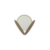 Masiero Timeo A, burnished brass / embossed white