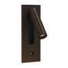 Astro Fuse USB Switched wall lamp, bronze