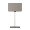 Astro Park Lane Table Rectangle 285 table lamp, oyster fabric shade / bronze structure