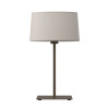Astro Park Lane Table Tapered Oval table lamp, putty fabric shade / bronze structure