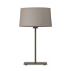 Astro Park Lane Table Tapered Oval table lamp, oyster fabric shade / bronze structure