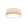 Astro Cambria 380 Ceiling Light, putty fabric shade