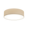 Astro Cambria 480 Ceiling Light, putty fabric shade