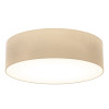Astro Cambria 580 Ceiling Light, putty fabric shade