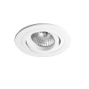 Astro Taro Round Adjustable Fire-Rated ceiling lamp, matt white