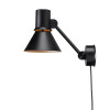 Anglepoise Type 80 W2 Wall Light with Cable, Matte Black