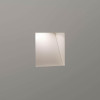 Astro Borgo Trimless Mini LED wall recessed lamp, matt white