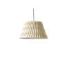 LZF Lamps Lola Medium Suspension LED, blanc ivoire