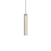 LZF Lamps Estela Vertical Short Suspension, blanc ivoire
