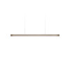 LZF Lamps I-Line Short Suspension, gris / canopy blanc mat