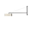 LZF Lamps Thesis Wall Plug-In, blanc ivoire / noir mat