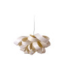 LZF Lamps Agatha Small Suspension, ivory white