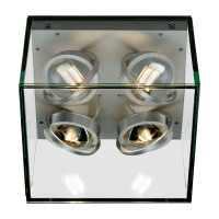 DeLight Logos LED 4 Glass Out Wandleuchte