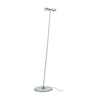 DeLight Logos 12 floor lamp L2 satined glass disc/glass disc