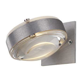 DeLight Logos 12 recessed wall lamp WET satined glass disc/clear lense product image