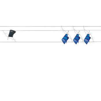 Ingo Maurer trois câbles spéciaux pour BaKaRú système d'éclairage basse tension. image du produit
