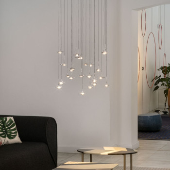 Catellani & Smith Jackie O Chandelier 15 / 20 / 24 exemple d'application