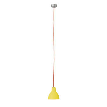 Rotaliana Luxy H5, red cable, glossy yellow shade