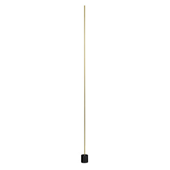 Catellani & Smith Light Stick F, Stab Gold satiniert / Sockel schwarz