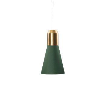 ClassiCon Bell Light Fabric, ⌀ 32cm, Messing / Grün