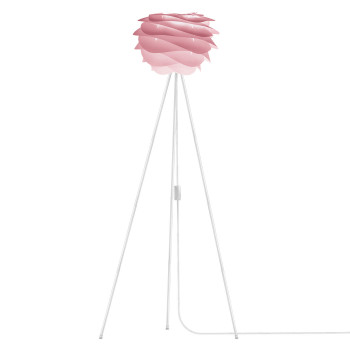 UMAGE Carmina Mini Stehleuchte, rosa (Rose Quartz), Fuß weiß
