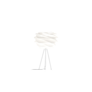 UMAGE Carmina Mini Lampe de table, blanc avec tripode blanc