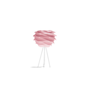 UMAGE Carmina Mini Lampe de table, rose (rose quartz) avec tripode blanc