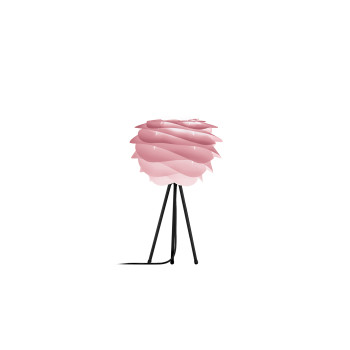 UMAGE Carmina Mini Tischleuchte, rosa (Rose Quartz), Fuß schwarz