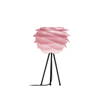UMAGE Carmina Mini Tischleuchte, rosa (Rose Quartz), Fuß schwarz