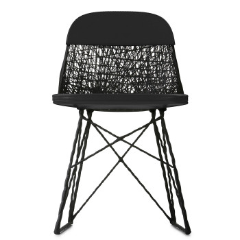 Moooi Carbon Chair Pad & Cap, schwarz