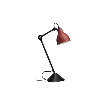 DCWéditions Lampe Gras N°205 Round, Schirm rot