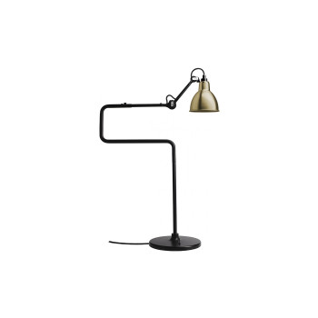DCWéditions Lampe Gras N°317 Round, brass shade