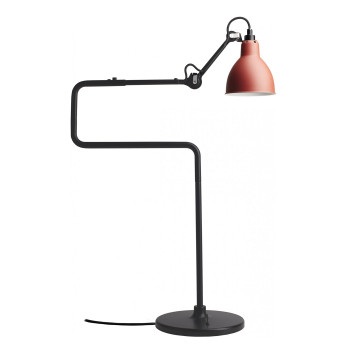 DCWéditions Lampe Gras N°317 Round, Schirm rot