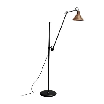 DCWéditions Lampe Gras N°215 Conic, raw copper shade