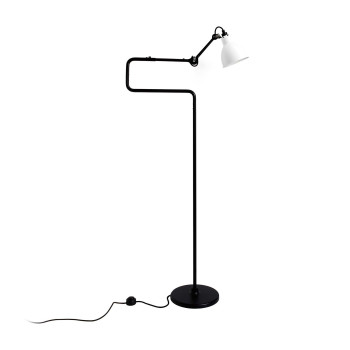 DCWéditions Lampe Gras N°411 Round, white shade