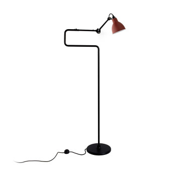 DCWéditions Lampe Gras N°411 Round, Schirm rot