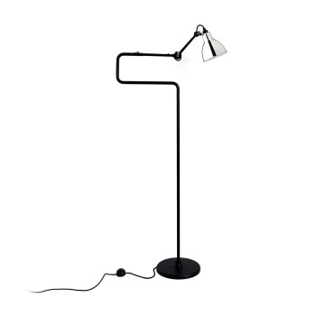 DCWéditions Lampe Gras N°411 Round, chromed shade