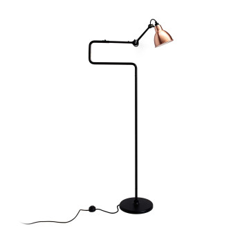 DCWéditions Lampe Gras N°411 Round, copper shade (white inside)