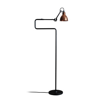 DCWéditions Lampe Gras N°411 Round, raw copper shade