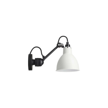DCWéditions Lampe Gras N°304 Black Round, white shade
