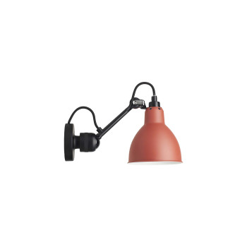 DCWéditions Lampe Gras N°304 Black Round, red shade
