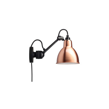DCWéditions Lampe Gras N°304 CA Round, copper shade (white inside)