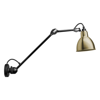 DCWéditions Lampe Gras N°304 L40 Round, Schirm Messing