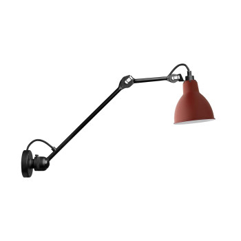 DCWéditions Lampe Gras N°304 L40 Round, Schirm rot
