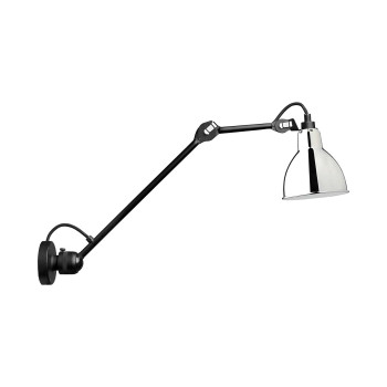 DCWéditions Lampe Gras N°304 L40 Round, chromed shade