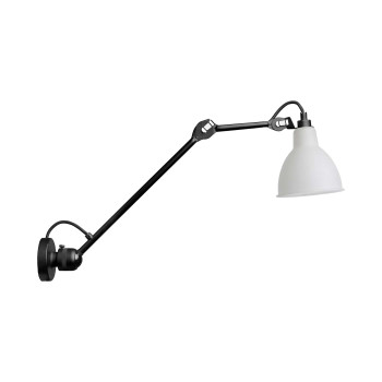 DCWéditions Lampe Gras N°304 L40 Round, frosted glass shade