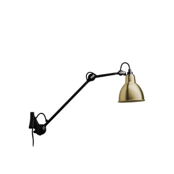 DCWéditions Lampe Gras N°222 Round, brass shade
