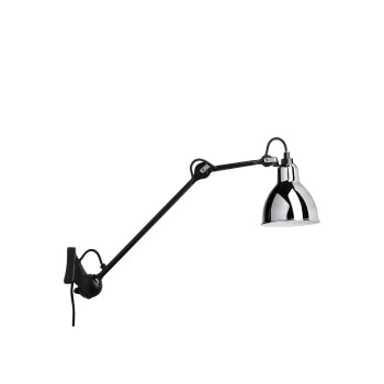 DCWéditions Lampe Gras N°222 Round, chromed shade